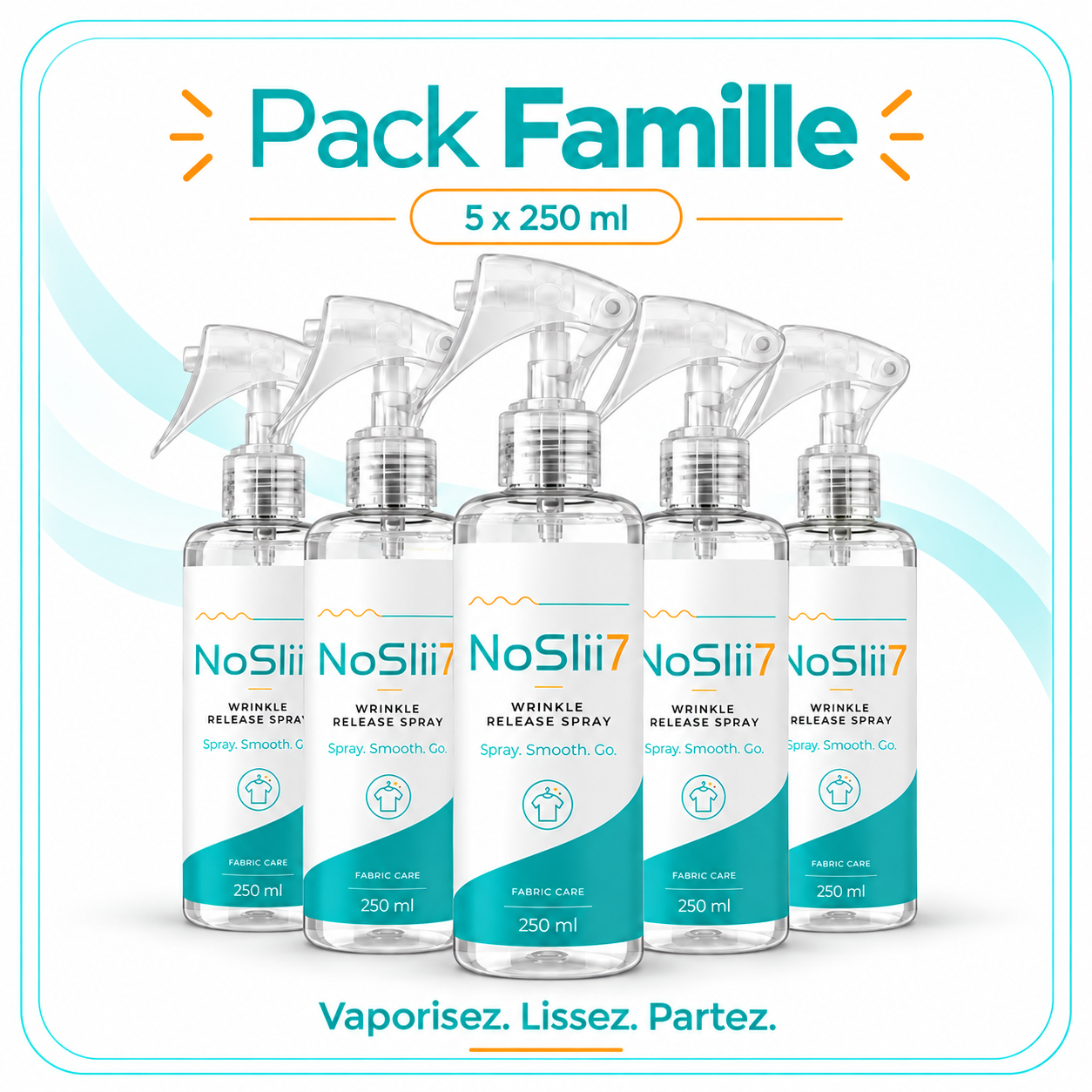 Pack 5 NoSlii7 – 5 x 250 ml